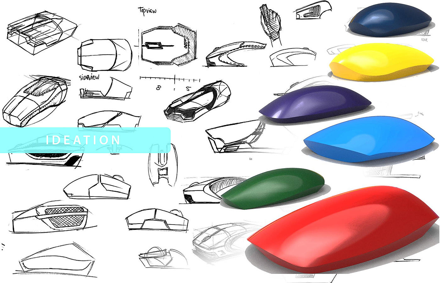 black，Mouse design，HP Computer Mouse，