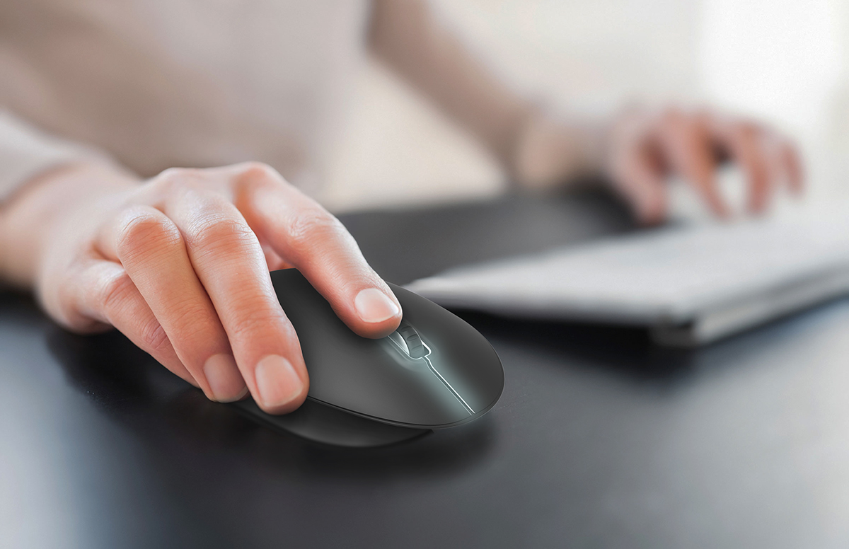 black，Mouse design，HP Computer Mouse，