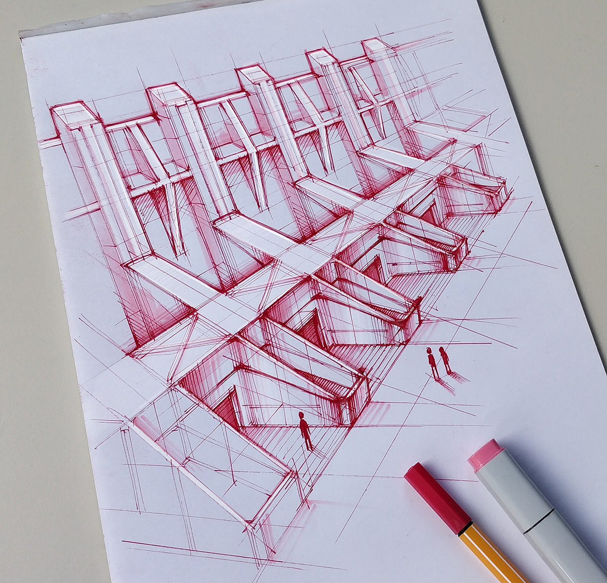 marker pen，product design，Hand drawn，
