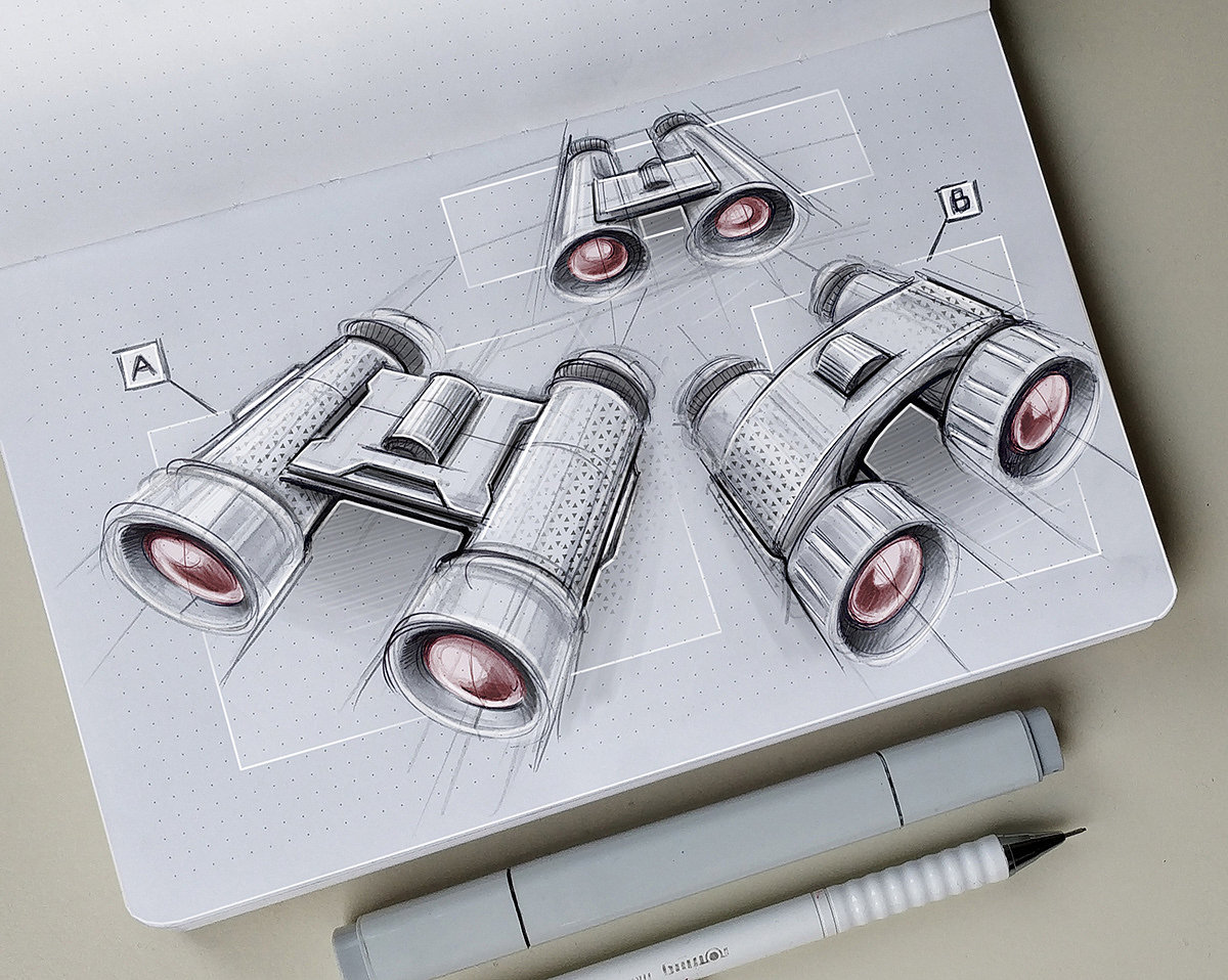 marker pen，product design，Hand drawn，