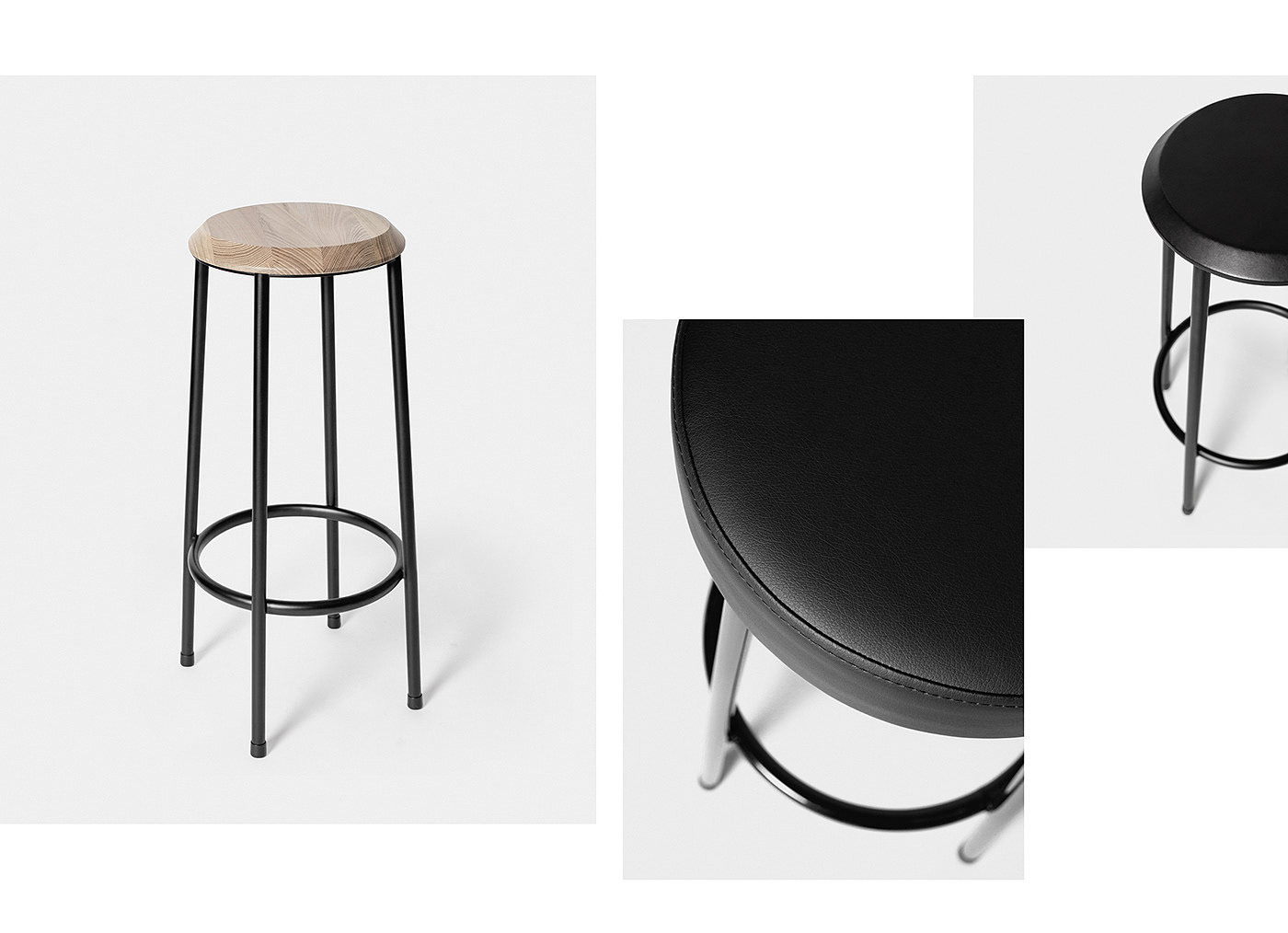 黑色，椅子设计，Protagonist Bar，