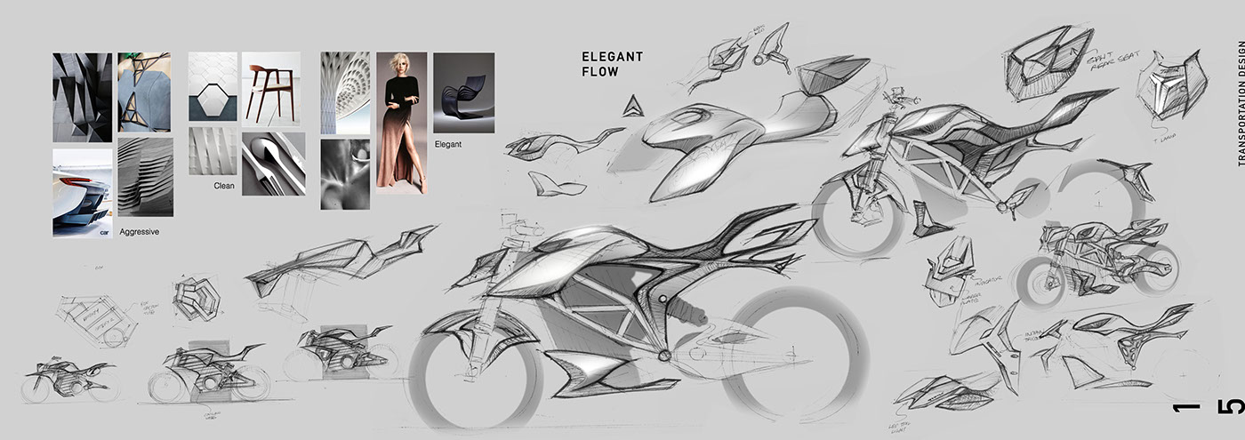 vehicle，Hand drawn，conceptual design，portfolio，