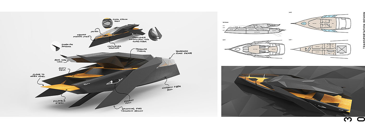 vehicle，Hand drawn，conceptual design，portfolio，