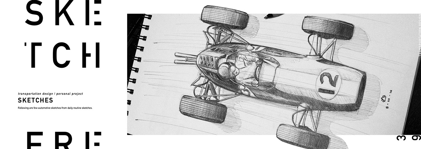 vehicle，Hand drawn，conceptual design，portfolio，