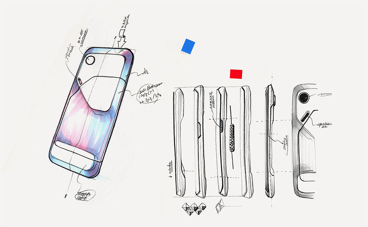 intelligence，Mobile phone design，Pantech，