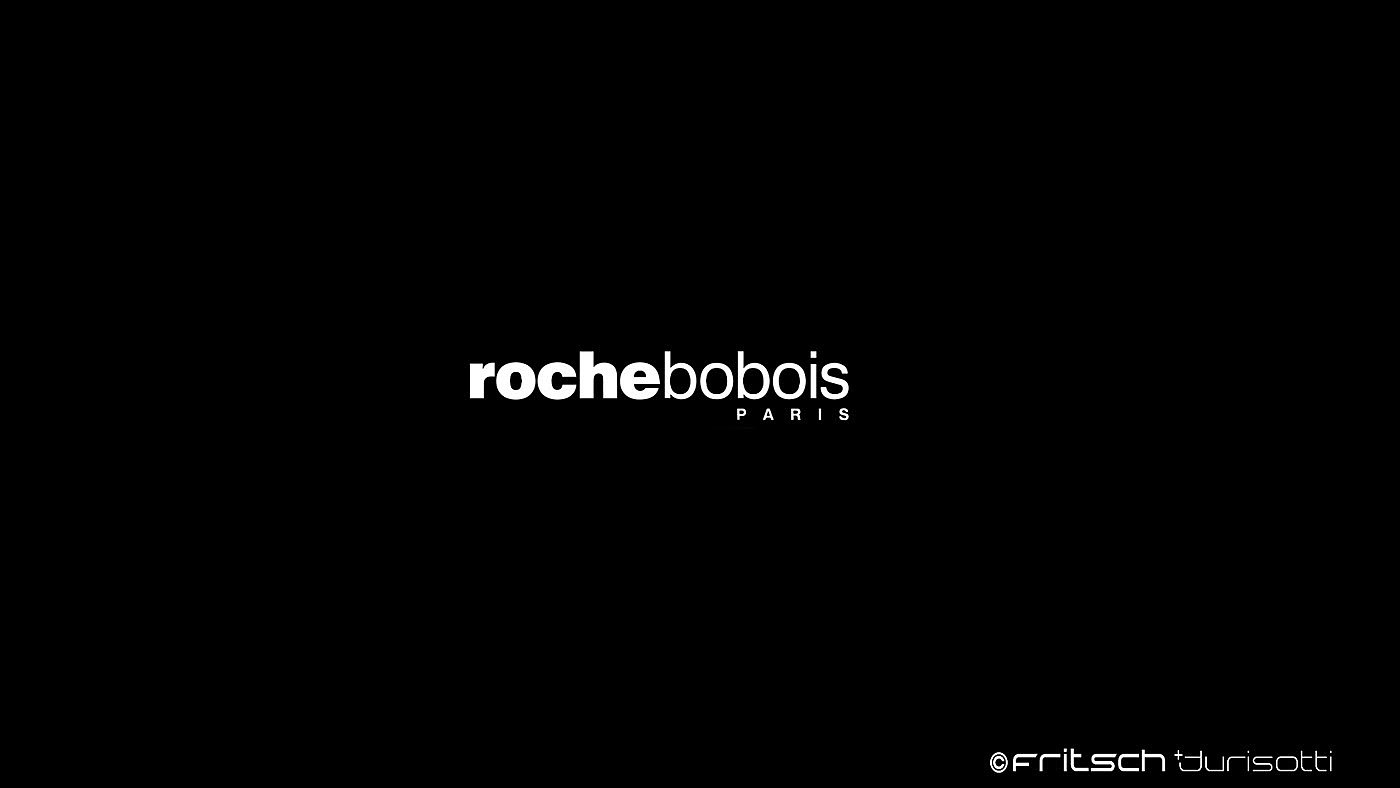 灰色，金属，沙发，Fritsch Durisotti，Roche Bobois，