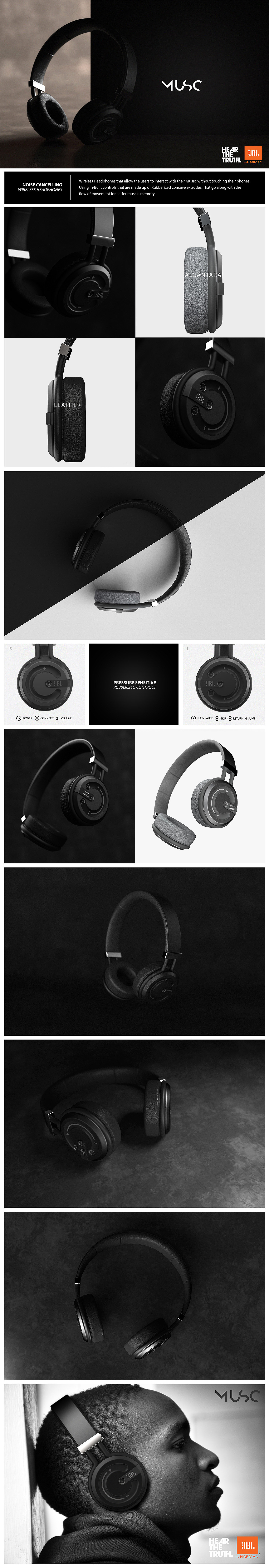 MUSC.，Ayush Singh Patel，headset，music，jbl，Rhino 3D，black，