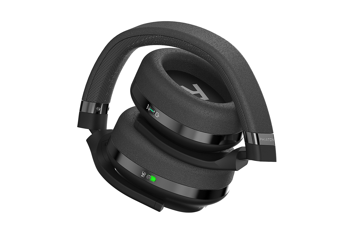 Earphone design，black，phiaton，
