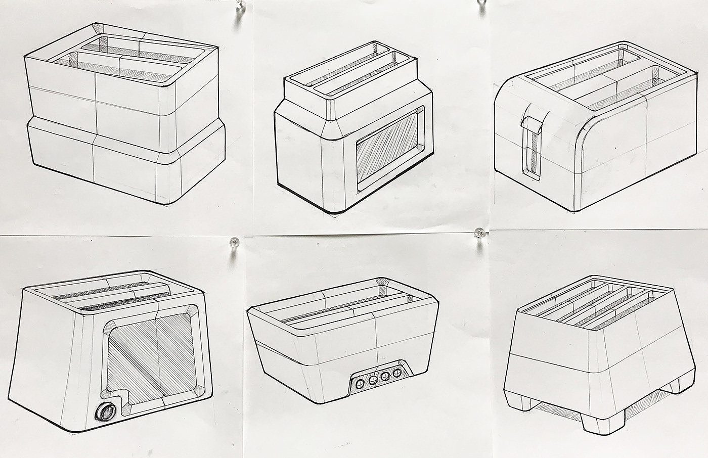 toaster，Modeling design，Render，