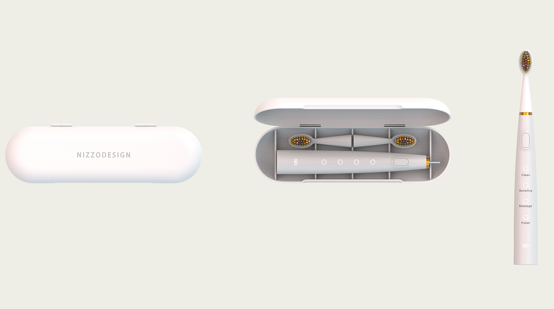 牙刷、电动牙刷、便携式、旅行、无线充电，