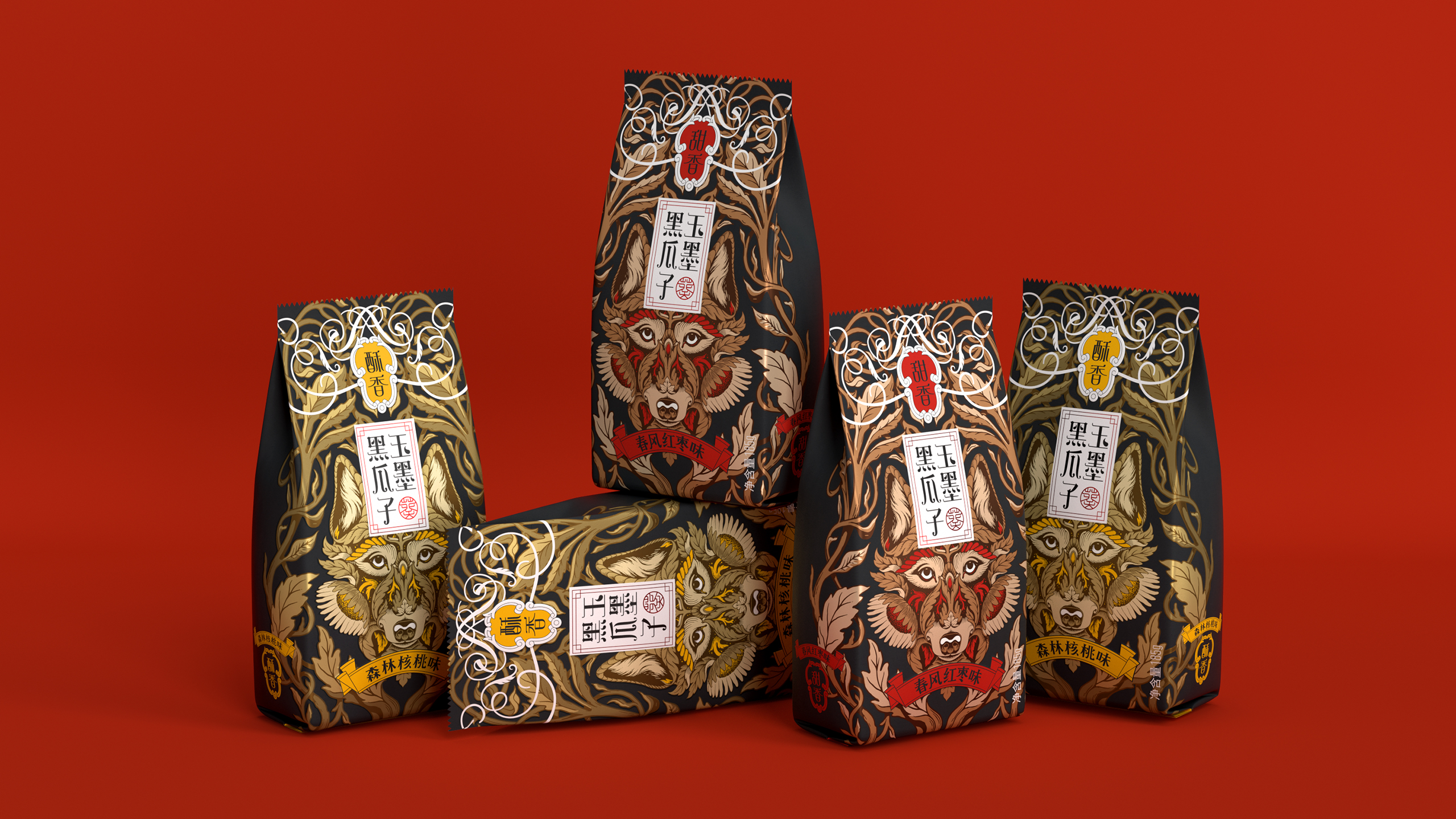 Magpie，melon seed，packing，natural，