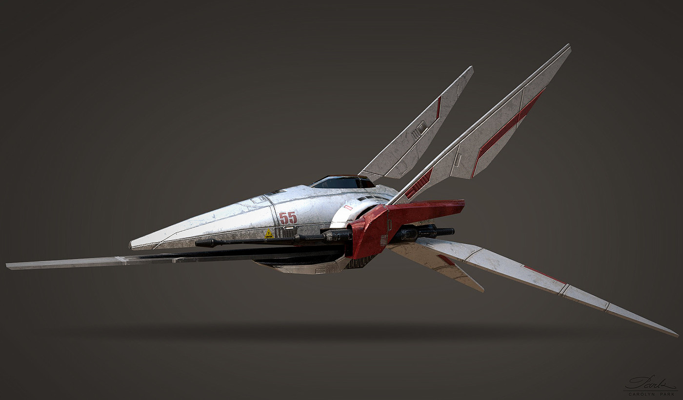 aircraft，V-wing fighter，Design，