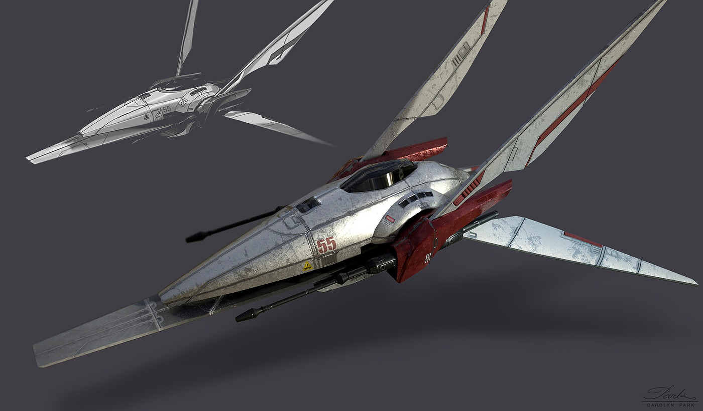 aircraft，V-wing fighter，Design，