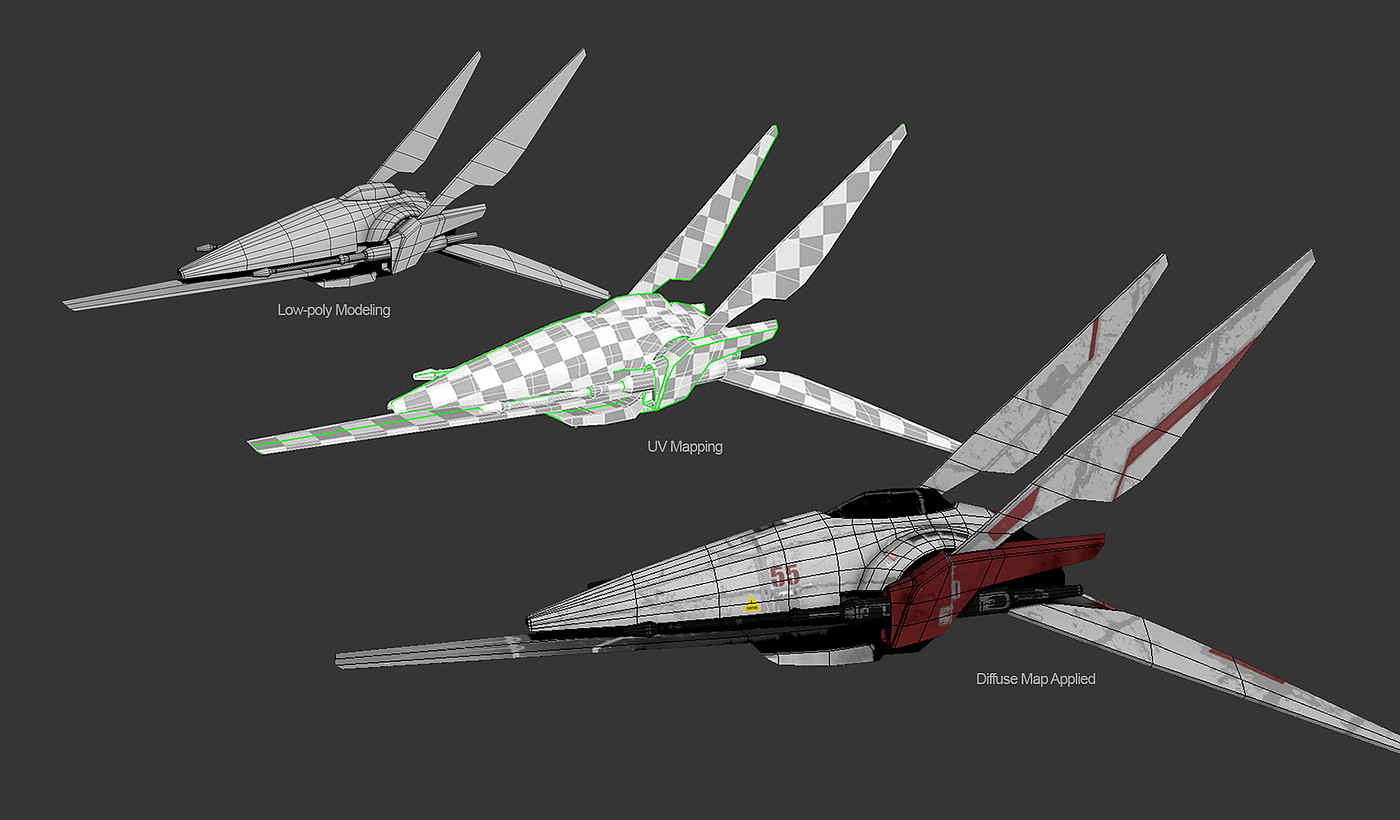 aircraft，V-wing fighter，Design，