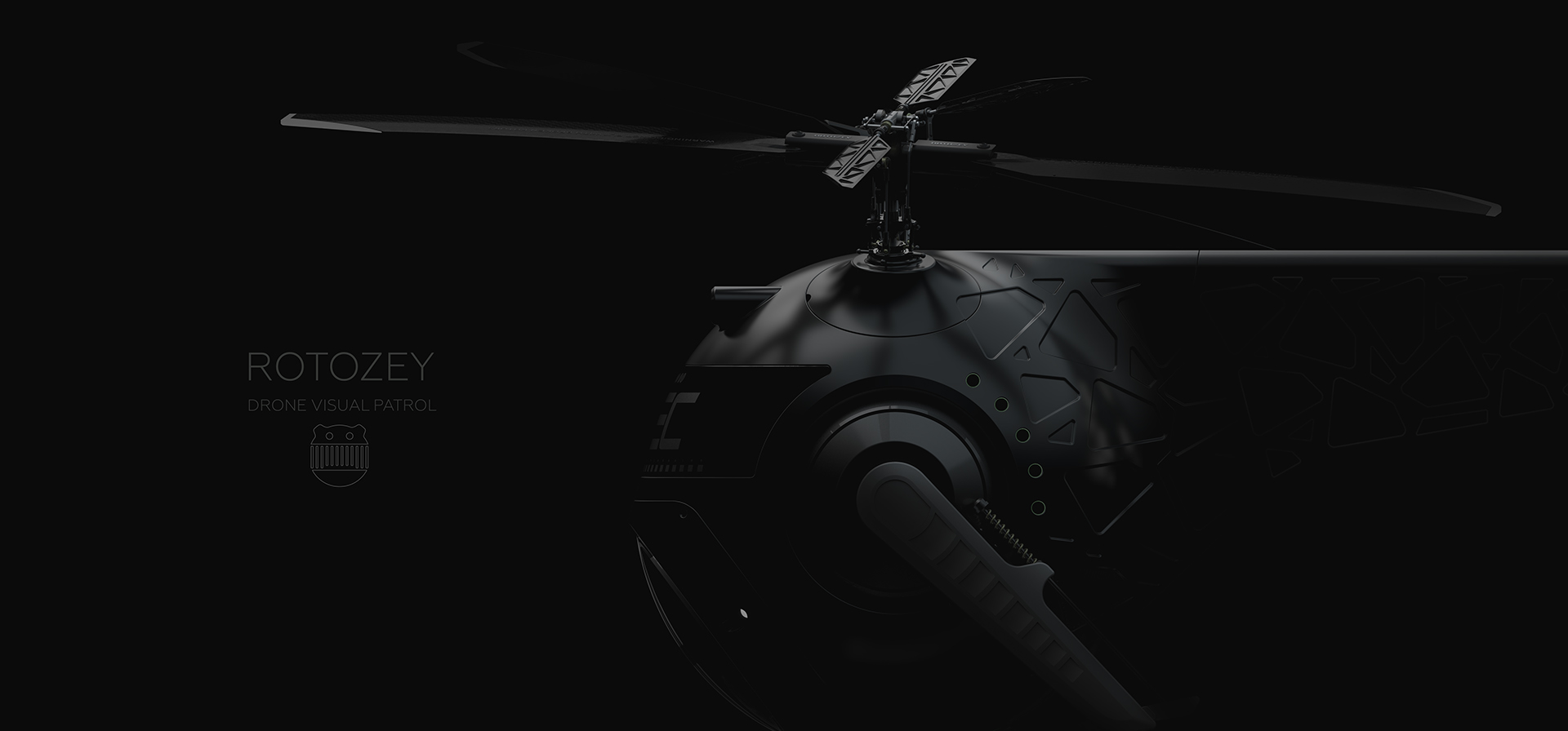 helicopter，originality，Design，ROTOZEY，UAV，patrol，