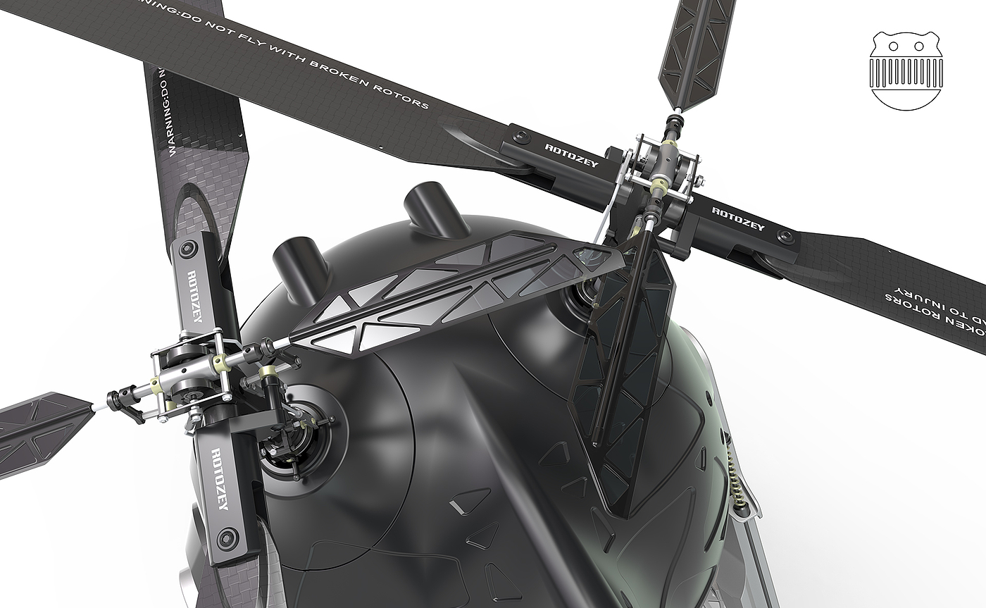 helicopter，originality，Design，ROTOZEY，UAV，patrol，