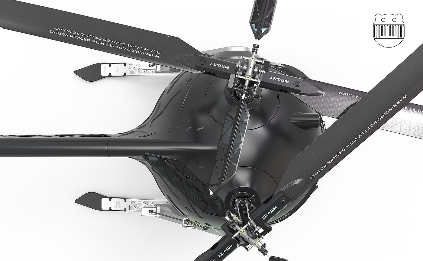 helicopter，originality，Design，ROTOZEY，UAV，patrol，