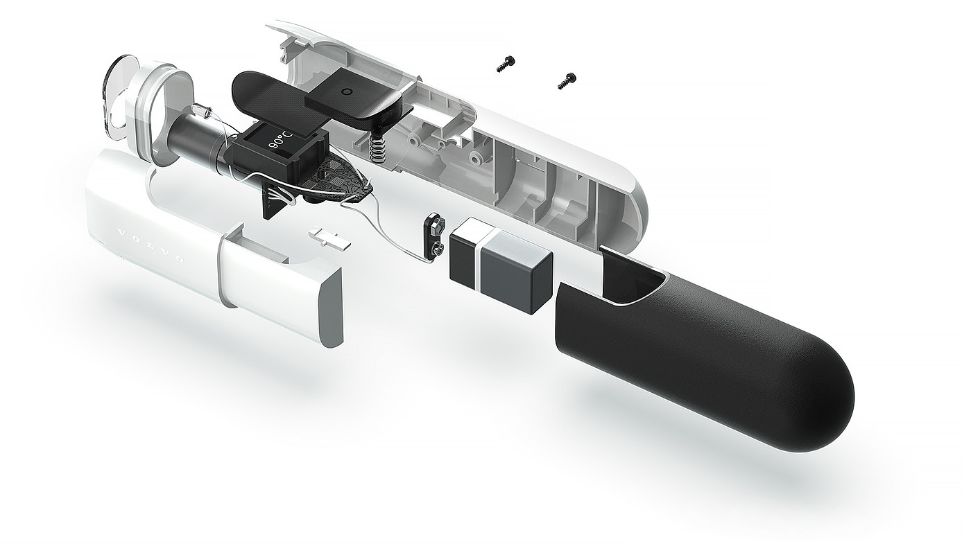 Design，Volvo IR，Infrared temperature measuring instrument，Volvo，