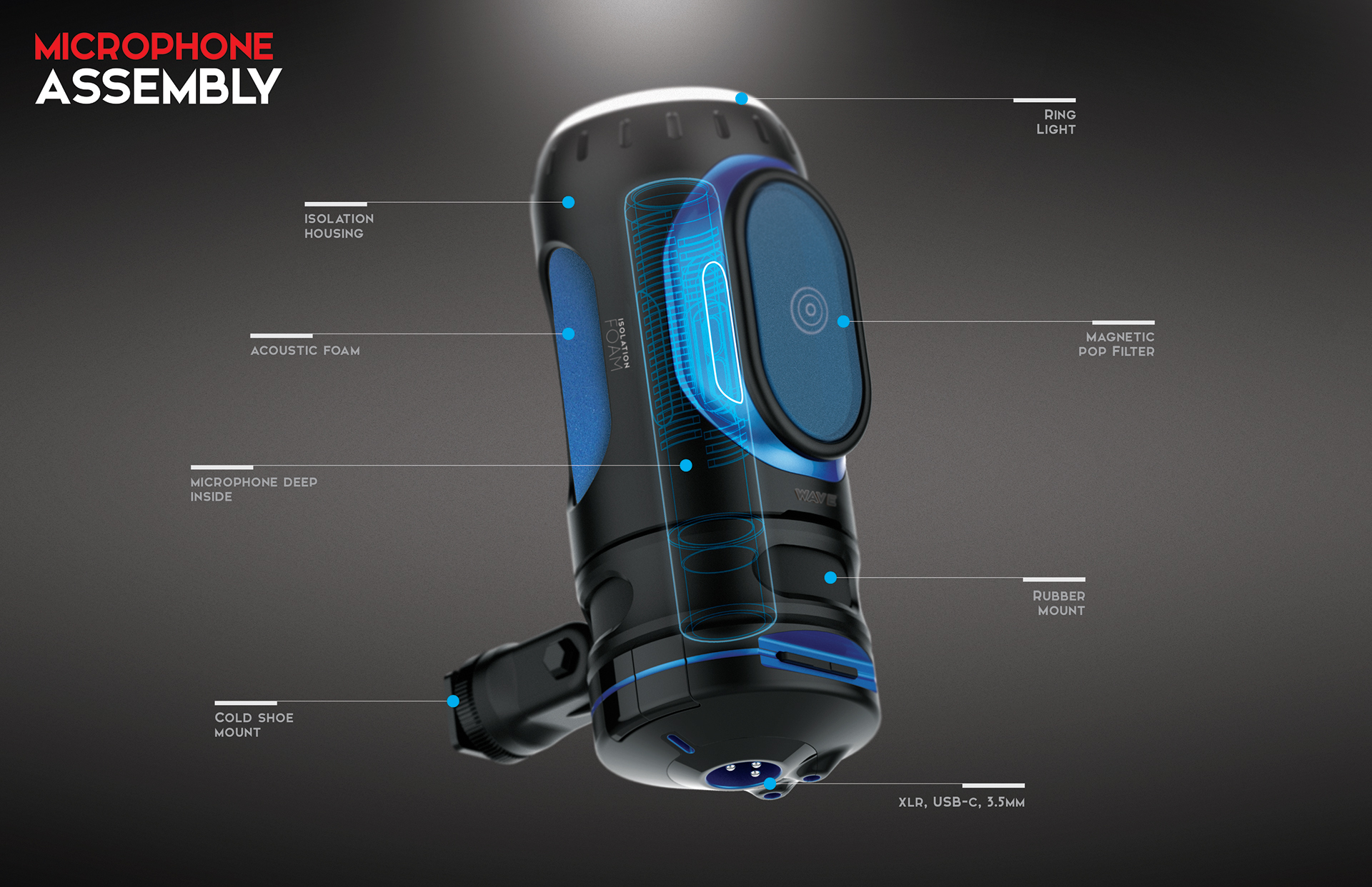 speaker，WAVE，Design，Microphone，