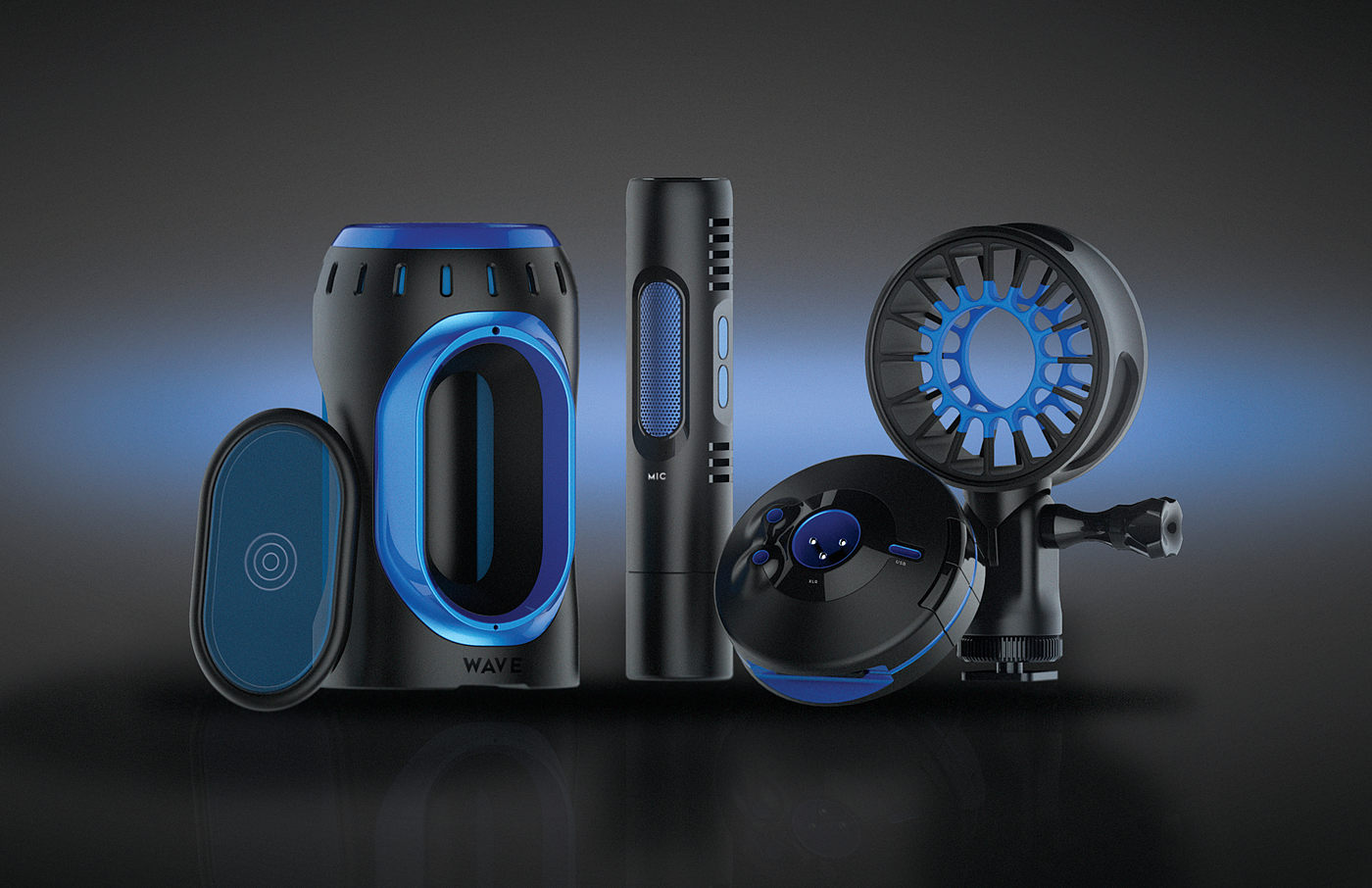 speaker，WAVE，Design，Microphone，