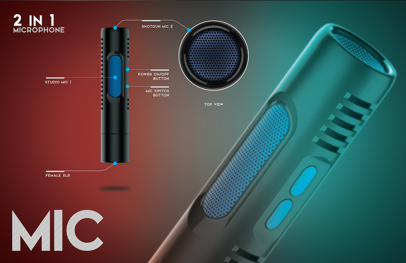 speaker，WAVE，Design，Microphone，