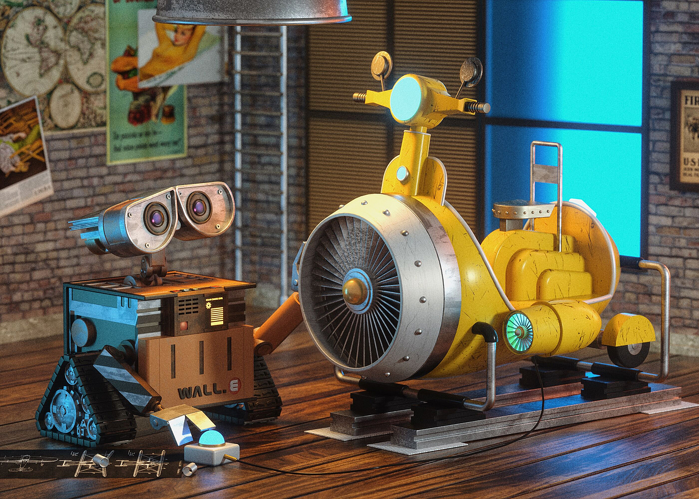 cinema4d，octane，design，robot，