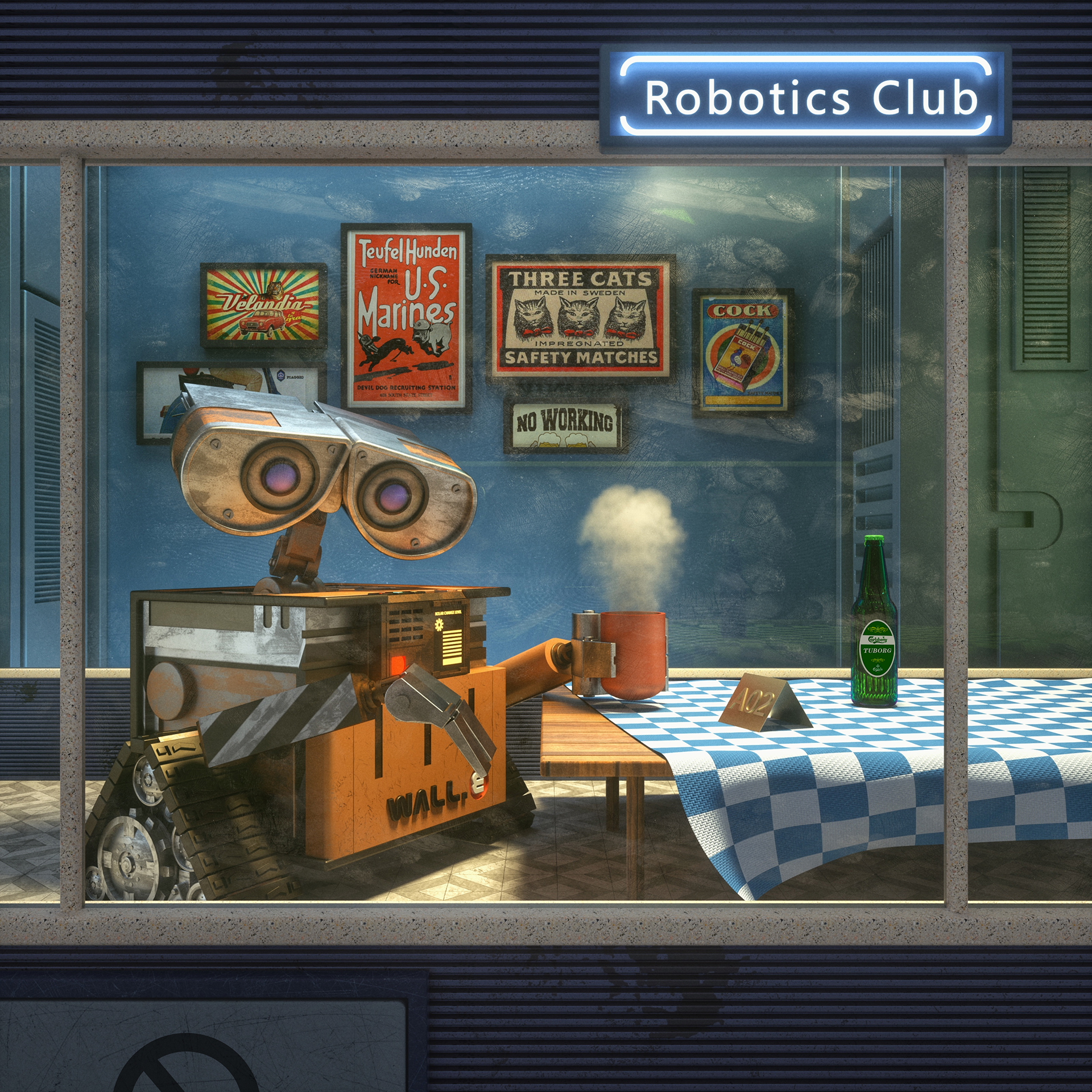 cinema4d，octane，design，robot，