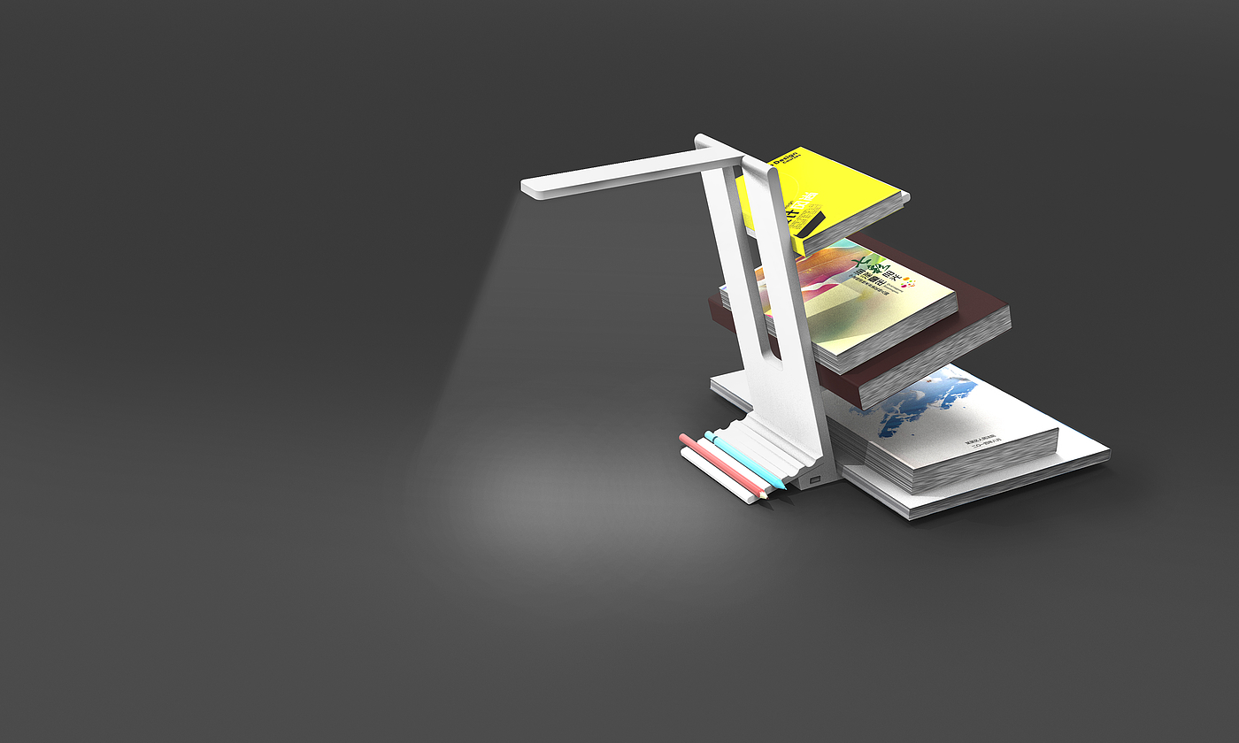 bookshelf，Storage rack，Desk lamp，Creative products，
