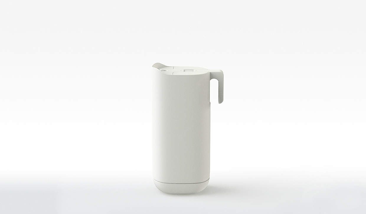 Thermal insulation kettle，Movable grip，product design，industrial design，Kitchen supplies，