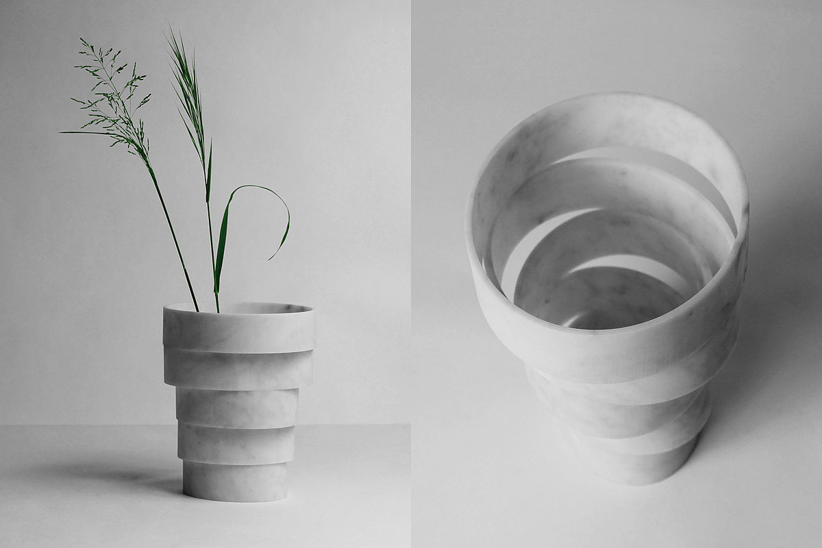 Marble，vase，Home Furnishing，Ornaments，originality，