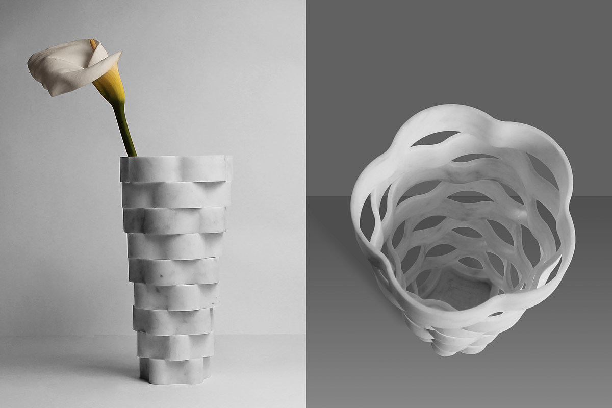 Marble，vase，Home Furnishing，Ornaments，originality，