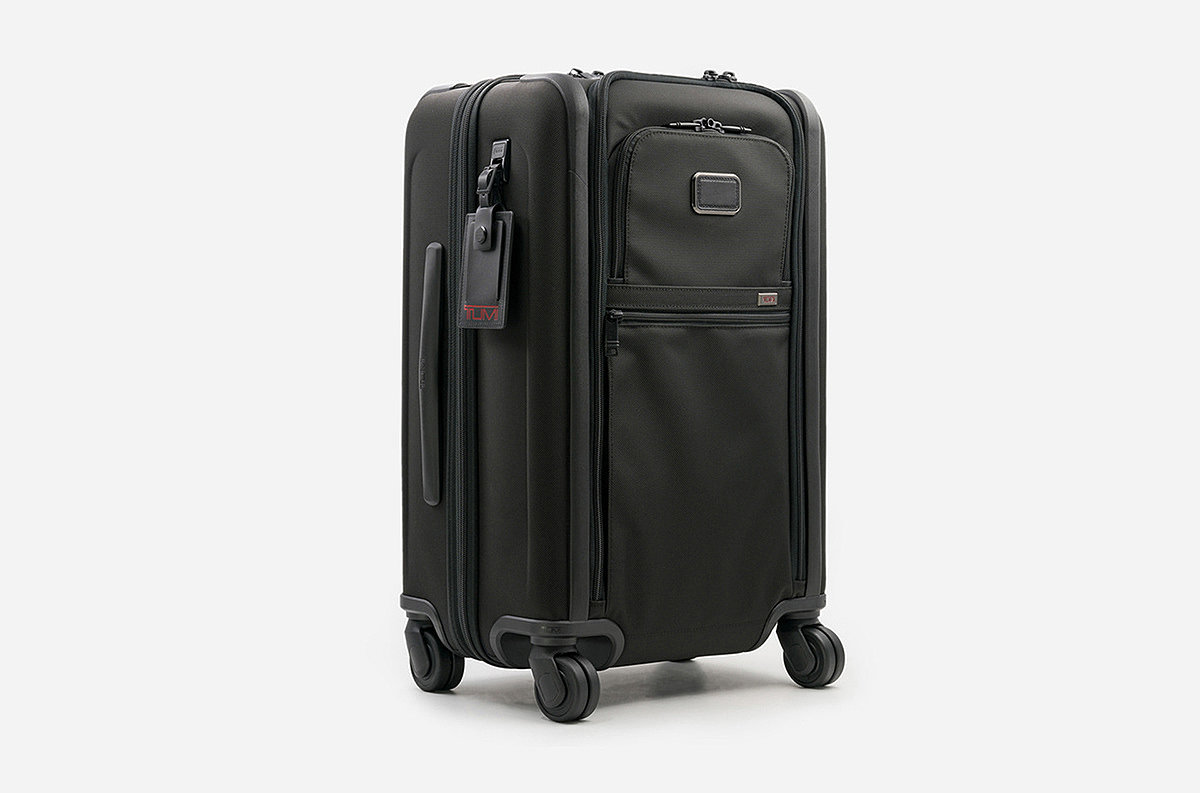 black，suitcase，Tumi，