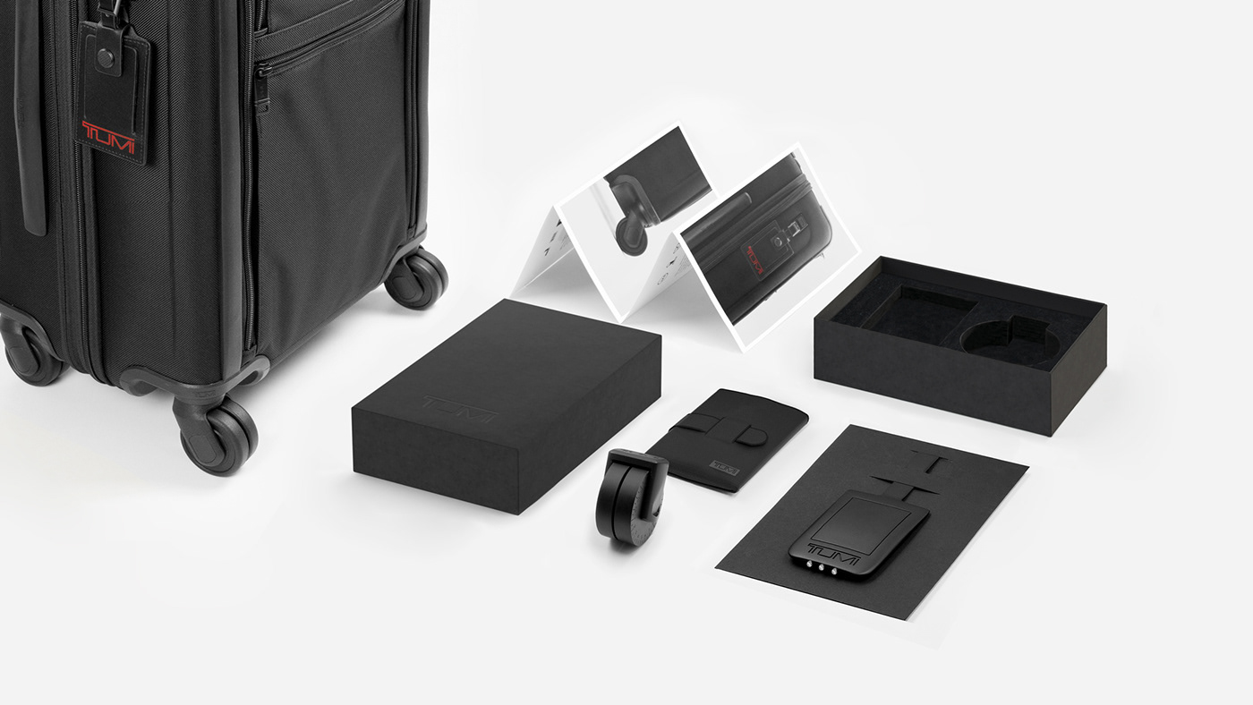 black，suitcase，Tumi，