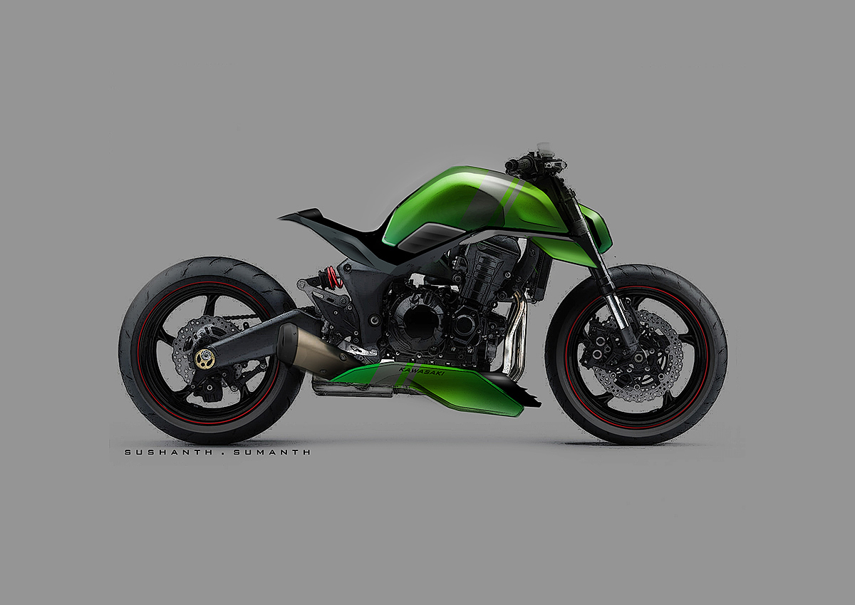 motorcycle，Electronic hand drawing，Motorcycles，