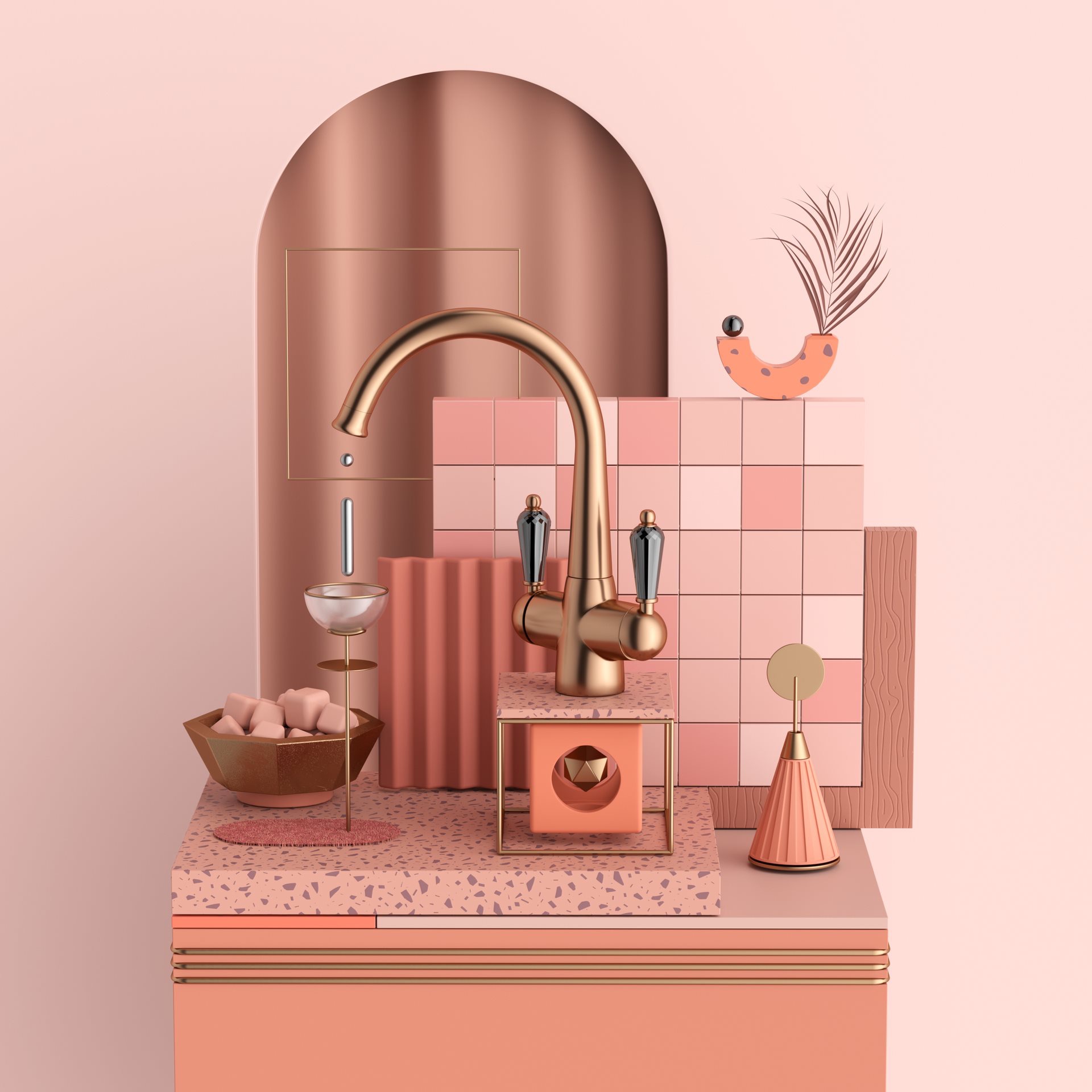 Light luxury faucet design # good things must enter#，