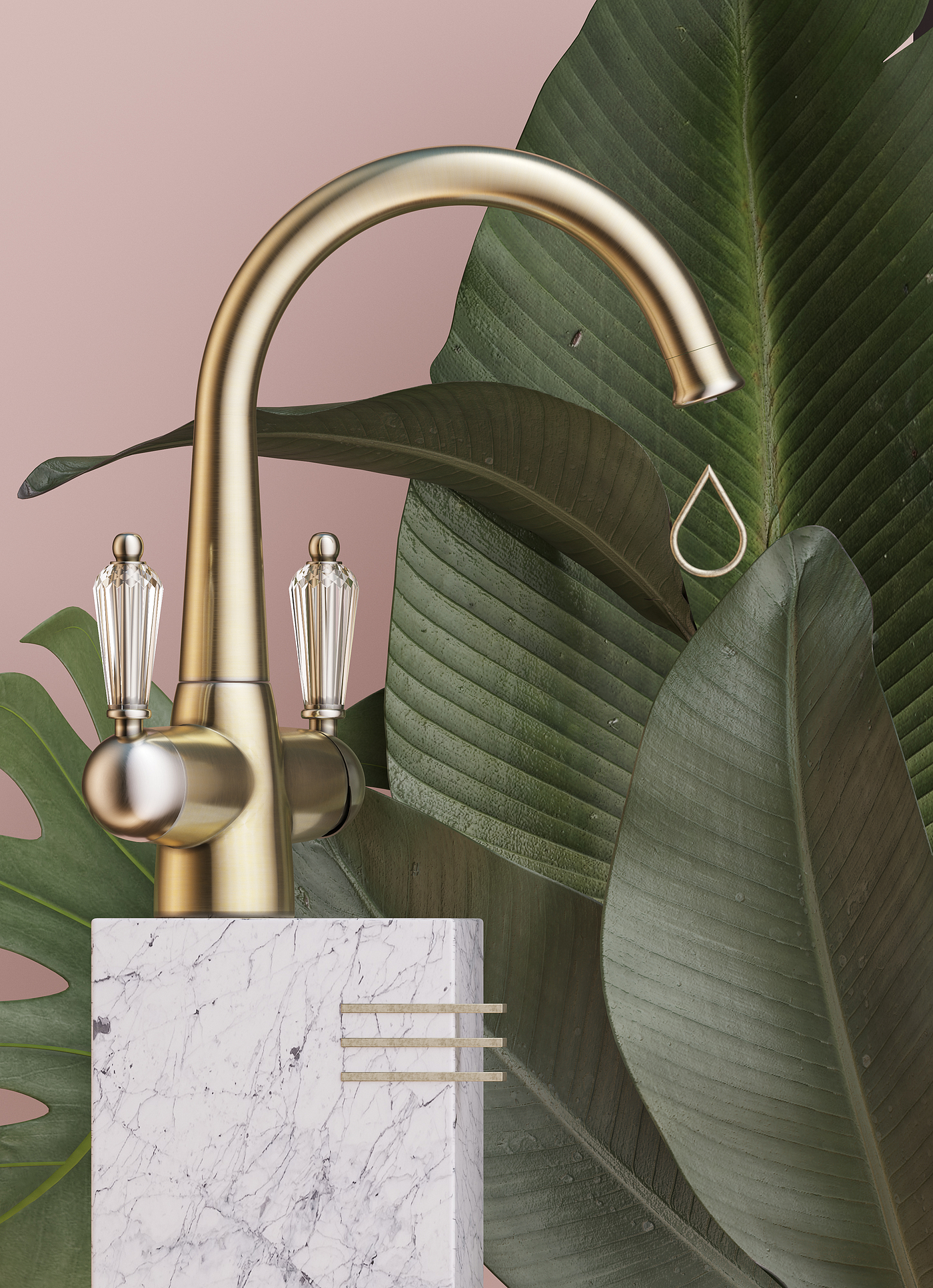 Light luxury faucet design # good things must enter#，