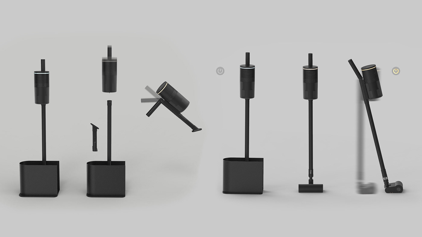 Navigation，Vacuum cleaner，black，