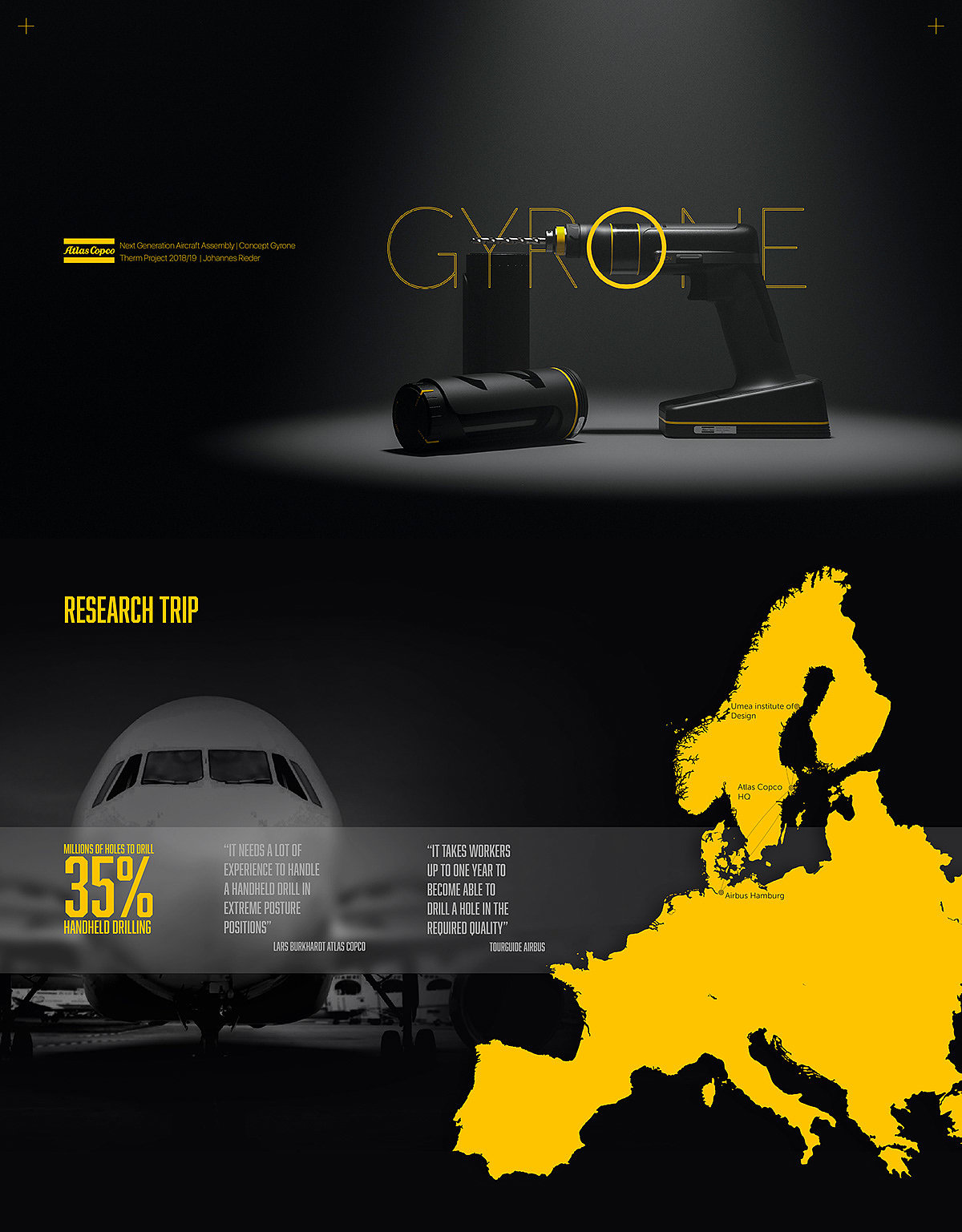 black，Electric drill，GYRONE，
