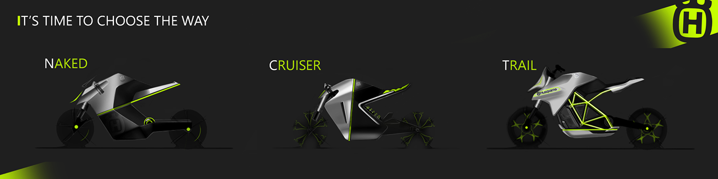 Electronic hand drawing，motorcycle，Husqvarna，