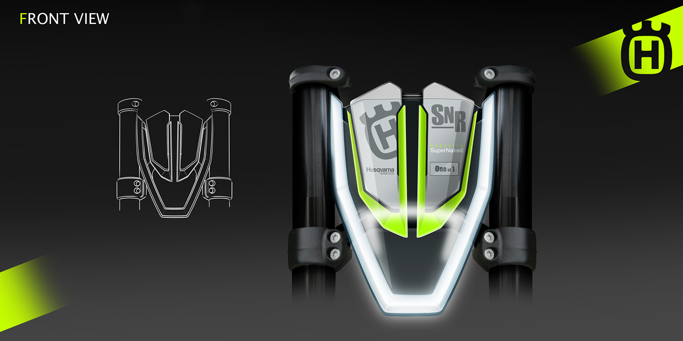 Electronic hand drawing，motorcycle，Husqvarna，