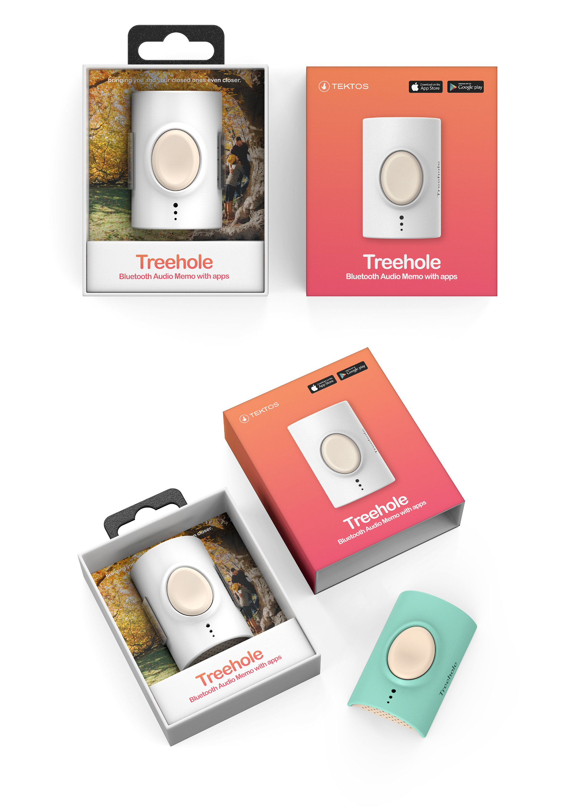 originality，Design，Bluetooth voice information receiver，Treehole，