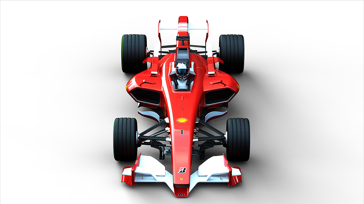 自动化设计，f1赛车，中心排气管，旋转翼，稳定，