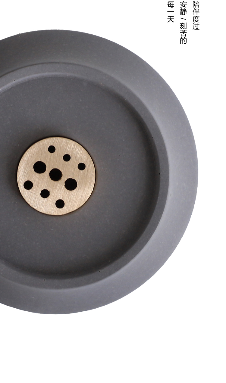 Several degrees of gray，Cement incense burner，Creative ornaments，