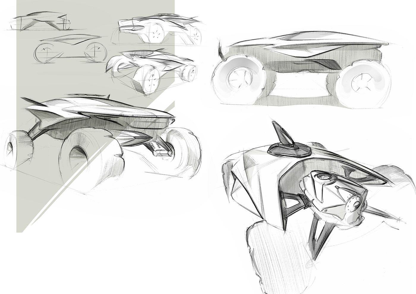 Monster truck，truck，3D rendering，