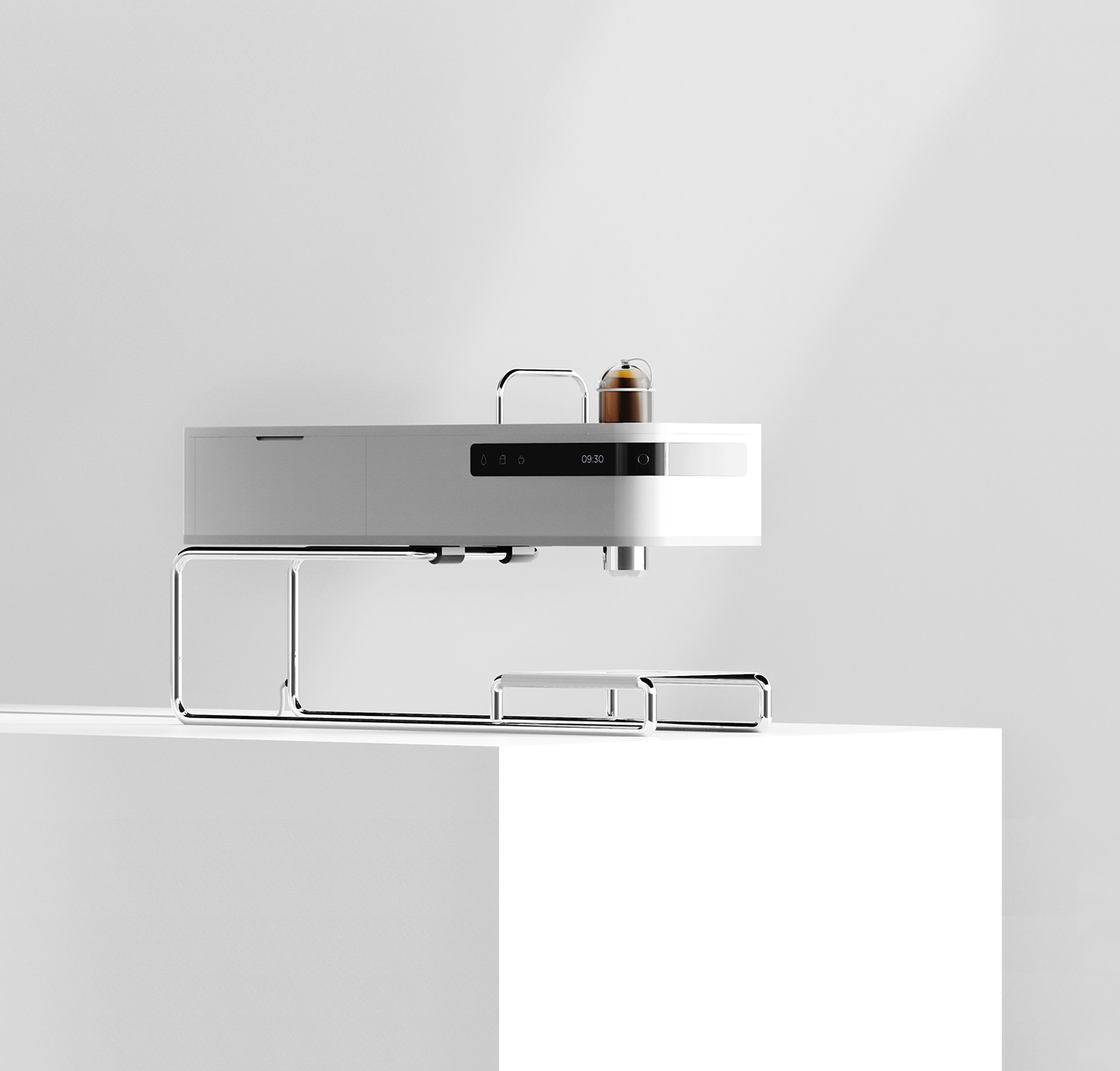 C O S S O，Coffee machine，white，