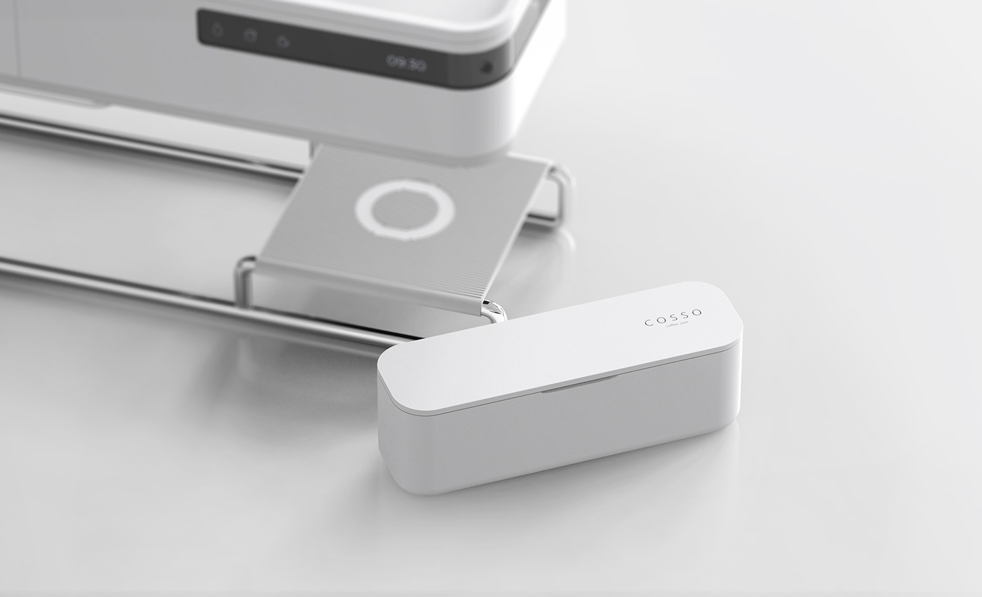 C O S S O，Coffee machine，white，