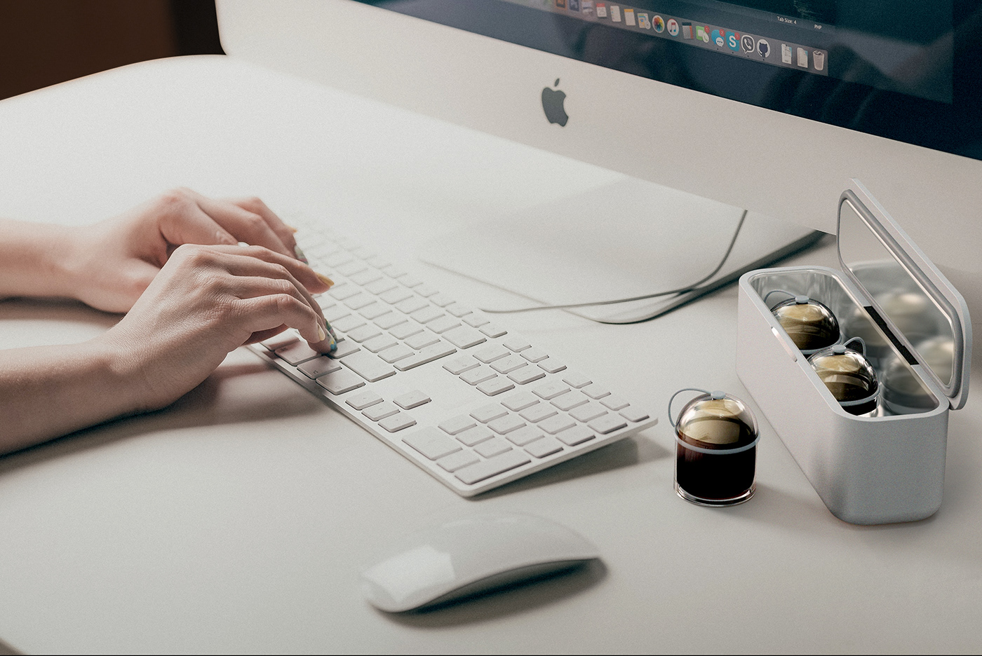 C O S S O，Coffee machine，white，