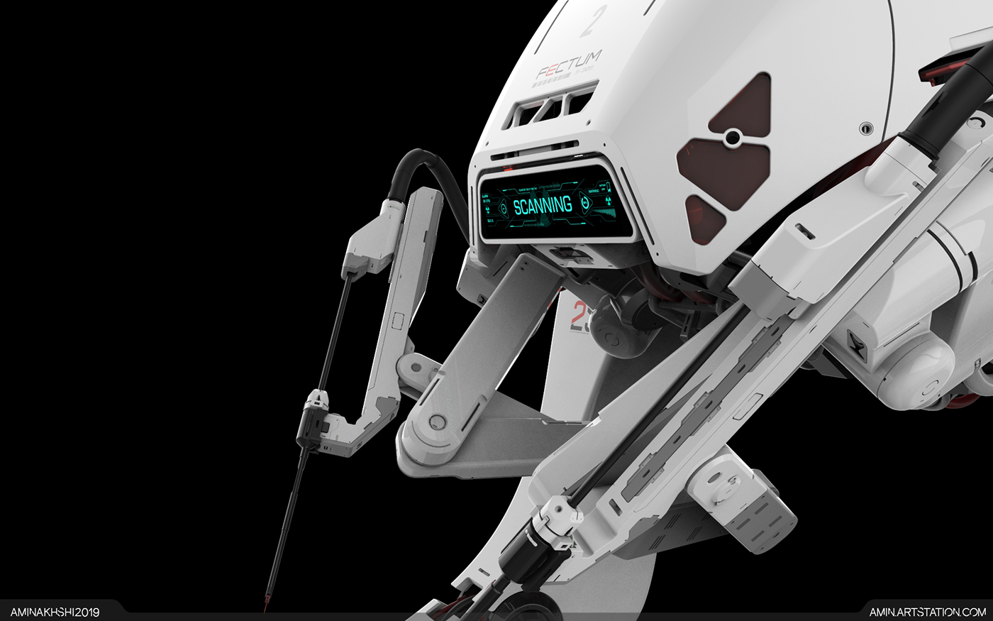 white，robot，FECTUM-S309，