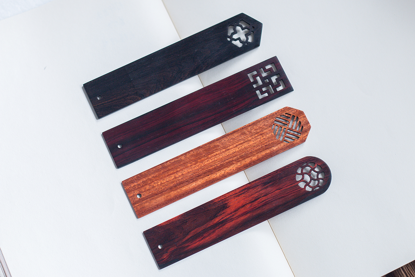 Craftsman，bookmark，Mahogany，Cultural creation，original，National style，New Chinese style，
