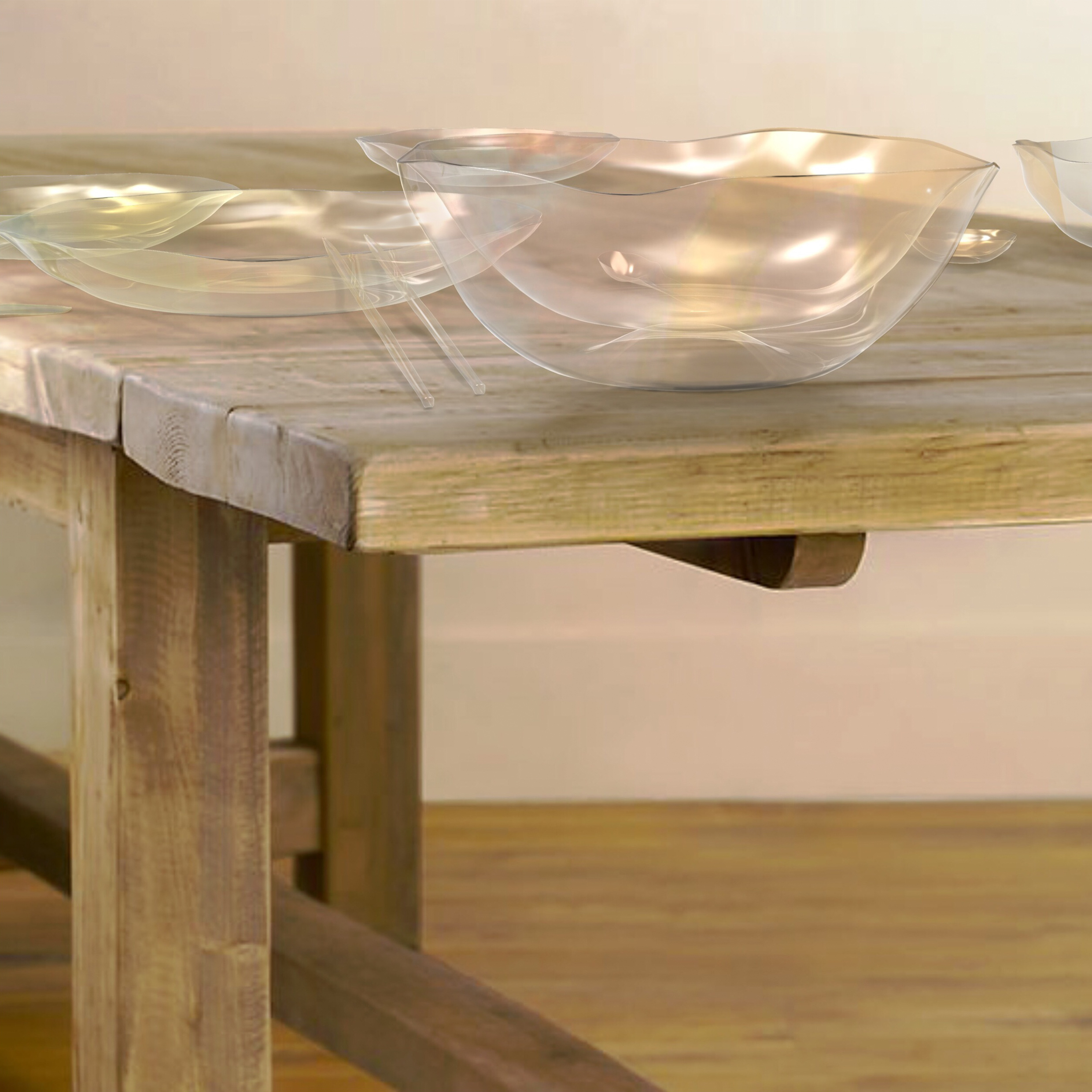 Tableware: emotion: Glass: Handmade，